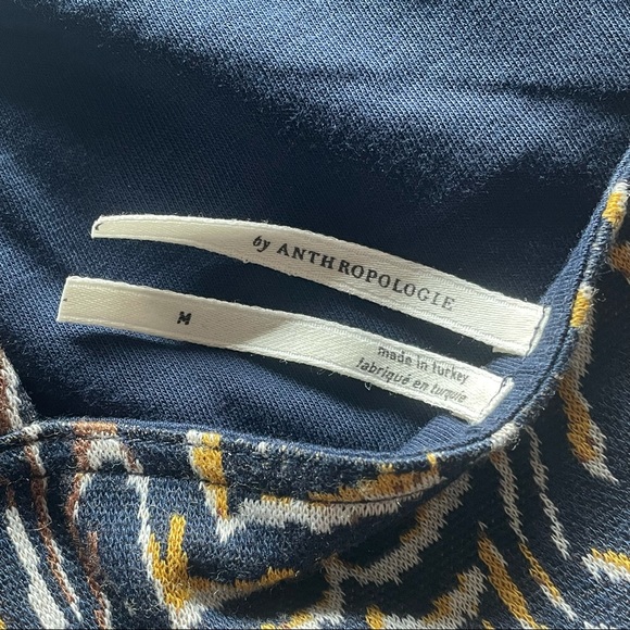 Like New Anthropologie Striped Zebra Peplum Tank 🦓 M - Picture 6 of 10